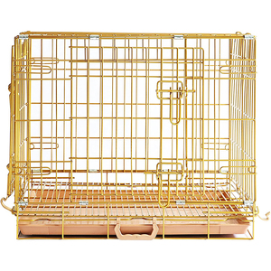 Niche commerciale en métal doré pour chien, grand nid à Impact, accessoire de protection pour chiens et chats, plateau en PP, robuste, en Stock - Product Image 6