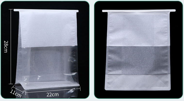 PP Packaging Square Bottom Pouch Bags, Opp Square Bottom Bag Clear Cello Cellophane Plascit Gift Bag Bagease