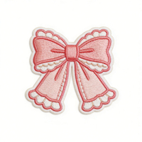 Badges et appliques vintage 3D personnalisés en dentelle brodée, thermocollants, en tissu, pour vestes en jean et feutre non tissé, vente en gros
