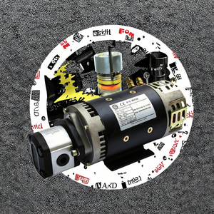 Unité de commande hydraulique à pompe manuelle et télécommande, construction en acier moulé, 2 pour treuil de remorque et camion, haute efficacité - Product Image 1