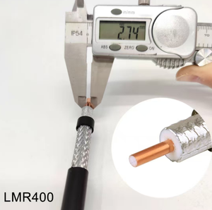 สายโคแอกเชียล LMR400 50 โอห์ม แบบสั่งทำพิเศษ ขายดีที่สุด ประสิทธิภาพการป้องกันสัญญาณรบกวนสูง สำหรับส่งสัญญาณเสาอากาศสถานีฐาน - Product Image 5