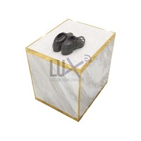 LUX Bois Classique Noir Vêtements Présentoir Rack Hommes Vêtement Costume Magasin Intérieur Free Design Meubles Or Gagnant POPAI