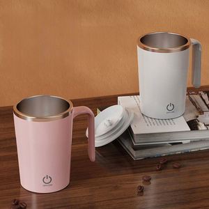 แก้วผสมอัตโนมัติแบบชาร์จไฟได้ ขนาด 400 มล. แก้วสแตนเลสแบบพกพา แก้วกาแฟ แก้วชานม - Product Image 6