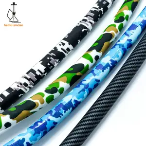 Hot Fashion 1.5m Silicone Tube Shisha Hose Smoking Accessories Silicon Hookah Pipe Colorful