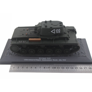 1/43 soviético 1/43 soviético 1942 soviético tanque pesado Vehículo blindado colección de escritorio ornamento Knick-Knack - Product Image 5