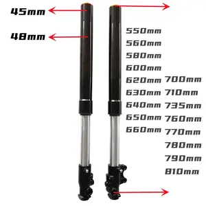 Customize Length Upside Down Front Fork Shock Suspension For Motocross 0ff-Road