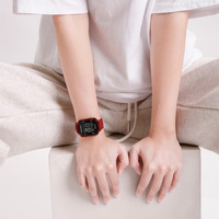 NAVIFORCE 7120 jam tangan Digital untuk wanita unik persegi kasus pergelangan tangan produsen jam tangan dengan tali silikon jam tangan Led