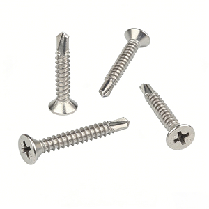 Bibo Yaente Factory 304/410 Stainless Steel Self-drilling Self-tapping <b>Flat</b> & Countersunk Head <b>Screw</b> M4.2 M4.8 Countersunk Bibo - Product Image 3