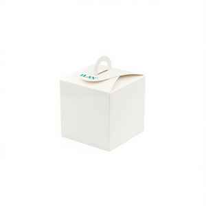 Scatola di Carta ILAN 12x12x12 Cm Cubo Pieghevole Confezione Regalo 4 Pezzi - Product Image 1