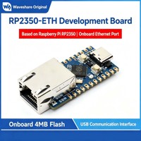Micro Snow Raspberry Pi RP2350-ETH Placa de Desarrollo de Microcontroladores, Módulo Ethernet, Pila de Protocolos TCP/IP