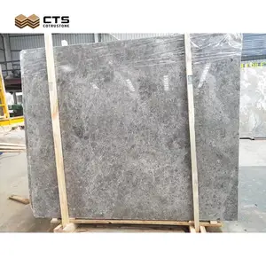 Grey Marble Big Slab Graphic Design Polished 5 Years Hot Sale Turkish Tundra Calcite Onsite Training Free Spare Parts