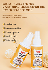 Evcil hayvanlar için PetFit OEM ODM diş spreyi ev evcil hayvan diş bakımı sağlık evcil hayvan diş bakımı ürün kediler ve köpekler için - Product Image 4