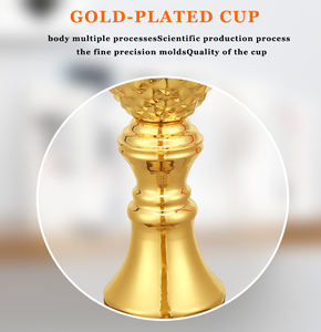 Fabricant de trophées, trophée personnalisé de football, de soccer, de basketball, de compétition sportive, médaille et trophées en métal doré personnalisés - Product Image 4