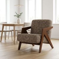 Ensemble de fauteuils d'appoint modernes en bois, fauteuil avec dossier, design modulaire fait main, pour extérieur, chambre, salle à manger, salon, bar