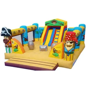 kids playground inflatable bouncer pirate for fun jumping