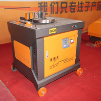 Cintreuse à étriers semi-automatique contrôlée par PLC, machine à fabriquer des étriers rapide et facile, 380V