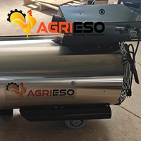 Riscaldatore a Gas DAMLY per Pollame, GPL/Propano/Gas Naturale, per Allevamento di Polli da Carne, Ovaiole e Riproduttori, Attrezzatura per Riscaldamento in Fattoria