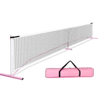 Ensemble de filet de pickleball portable avec support en métal pour le tennis, le volley-ball, le football, accessoires de pickleball, équipements de sport