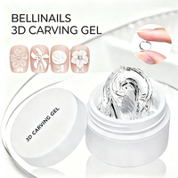 Bellinails – Gel UV de sculpture 3D pour ongles, 139 couleurs, pot personnalisé avec logo, pour décoration d'ongles
