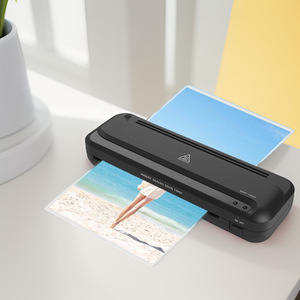 Plastifieuse à chaud et à froid A4 pour bureau et photos OL285 320x100x65mm 0.8kg - Product Image 1