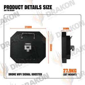 Bộ ăng ten tăng cường tín hiệu máy bay không người lái <span class=keywords><strong>wifi</strong></span> ngoài trời 20W Bộ khuếch đại 915MHz 2.4/<span class=keywords><strong>5</strong></span>.2g/<span class=keywords><strong>5</strong></span>.8GHz Quadcopter/FPV Bộ lặp phủ sóng mạng 5g - Product Image 6