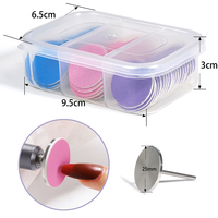 Kits de pédicure manucure remplaçables 80 #120 #180 # papier abrasif lime à ongles accessoires pour ongles