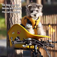Siège de vélo réglable pour petits animaux, panier de sécurité pour chats et chiens, compatible avec les petits chiens et chats pour les sorties en extérieur