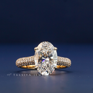 Anillo Solitario de Diamante Cultivado en Laboratorio de Oro de 14K para Mujer, Anillo de Compromiso de Lujo con una Sola Piedra, Proveedor de Joyería Fina - Product Image 2