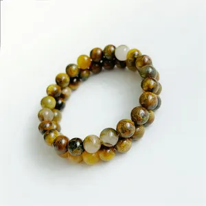 Hot sell natural crystals bracelet 8mm pietersite bracelets healing beads for decoration