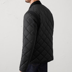 Chaqueta Acolchada Casual para Hombre, Corte Ajustado, con Cierre de Cremallera, Tejido Resistente al Viento, para Otoño - Product Image 2