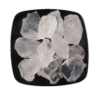 Pierre brute de cristal de quartz blanc naturel, diffuseur d'aromathérapie, démagnétisant, offrande bouddhiste, fabriqué en Chine
