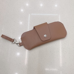 Bán buôn giá thấp moq da Kính mắt trường hợp OEM Dịch vụ <span class=keywords><strong>Custom</strong></span> made chất lượng hàng đầu da làm kính mát Pouch Túi - Product Image 4