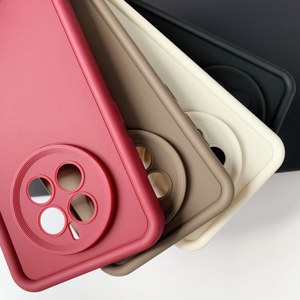 Chất Lượng Cao Màu Sắc Tinh Khiết Silicone Trường Hợp Điện Thoại Đối Với Huawei Mate 60 Pro Mềm TPU Điện Thoại Di Động Bìa Đối Với iPhone 15 Chống Sốc Cover Quay Lại - Product Image 6