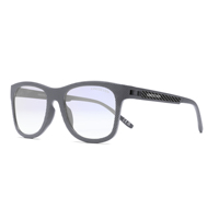 Lunettes de protection anti-lumière bleue OEM ODM en gros avec logo personnalisé, monture rectangulaire en PC à motif carbone, modèle 745