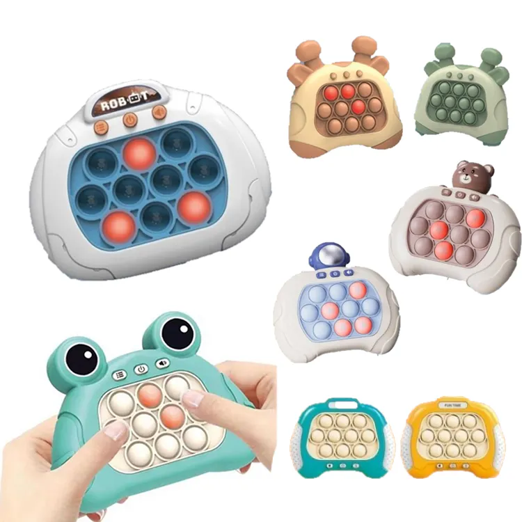 Tempo Toys Factory Venta al por mayor Niños Speed Push Game POP Fidget Toy Whack A Mole Stress Relief Puzzle Game Squeeze Toys