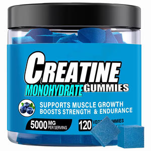 Gomitas de Creatina Monohidrato Personalizadas al por Mayor, Suplemento Energético <span class=keywords><strong>Pre</strong></span>-Entrenamiento, No Apto para Mujeres Embarazadas, 120 Unidades - Product Image 1