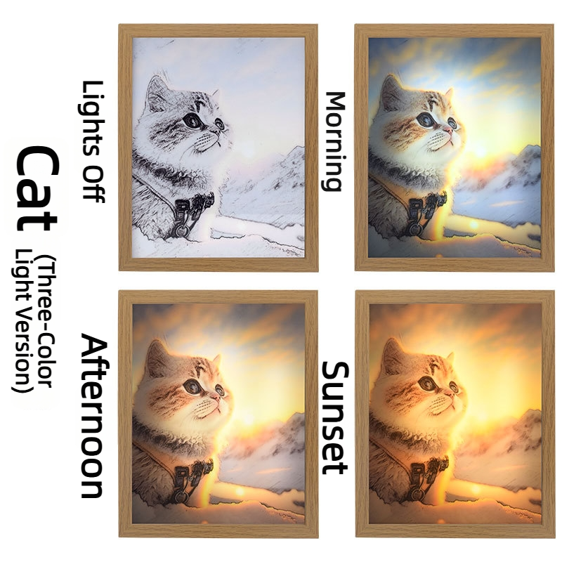 Couleur bois+'Chat'