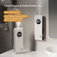 Diffuseur d'aromathérapie intelligent silencieux 0,5 L pour la maison et l'hôtel, pulvérisateur de parfum automatique, à poser sur le bureau/mural, sans prise électrique