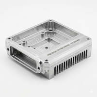 Boîtier de composant électronique en aluminium anodisé CZ101, usinage de précision CNC et fabrication de pièces sur mesure, usinage CNC personnalisé