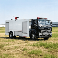 Nouveau camion de lutte contre les incendies Foton 4X2 diesel, capacité de 10000L de mousse et de poudre, pour les opérations de sauvetage incendie