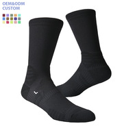 Vente en gros de chaussettes de tennis de luxe impression personnalisée chaussettes de sport de voyage Warking extérieur doux