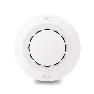 Inalámbrico Wi-Fi Tuya APP Detector de humo Smart Life Alarma de incendio Detector de humo inteligente