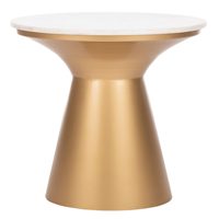 Table de salon en marbre nordique, Table basse, mobilier de maison, hôtel, Restaurant, Table basse en or