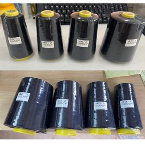 YOUNUS vente en gros 100% fil de polyester 40/2 5000yards/cône pour coudre filé 402 couleur personnalisée - Product Image 4