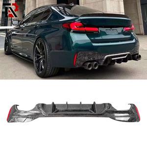 Difusor Trasero Competitivo G30 F90, Kit de Conversión de Labio de Parachoques Trasero de Fibra de Carbono Forjada para <span class=keywords><strong>BMW</strong></span> Serie 5 G30 G38 <span class=keywords><strong>M5</strong></span> F90, Kit de Carrocería - Product Image 1