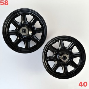 Cubo de rueda delantera de vehículo eléctrico de nueva condición 16-2,5/2,75 freno de disco 40/58 disco 6201 apertura cubo de rueda delantera de hierro motocicletas - Product Image 2