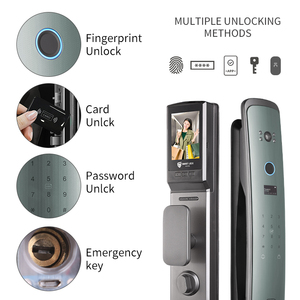 Camera Thông Minh Tích Hợp <span class=keywords><strong>WIFI</strong></span>, Khóa Cửa Kỹ Thuật Số Tự Động Hoàn Toàn Mới Bằng Mật Khẩu Vân Tay - Product Image 4
