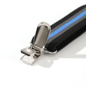 Porte-jarretelles élastiques ajustables pour hommes avec clips antidérapants Vente en gros <span class=keywords><strong>Bretelles</strong></span> pour porte-chemises - Product Image 4
