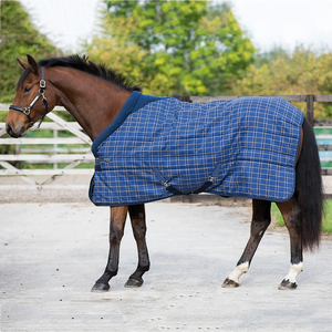 Tapis de cheval durable pour une utilisation stable en hiver avec un rembourrage en coton et une doublure en polaire pour une chaleur et un soin maximum - Product Image 3
