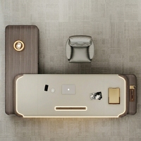 Boss Table Président Bureau du Président Senior Sense Executive Desk Manager Bureau Combinaison de chaises modulaires modernes en bois